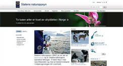Desktop Screenshot of naturoppsyn.no